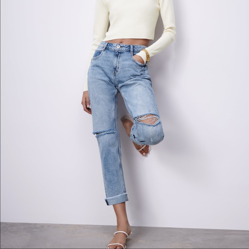 NWT ZARA Relaxed Fit Jeans